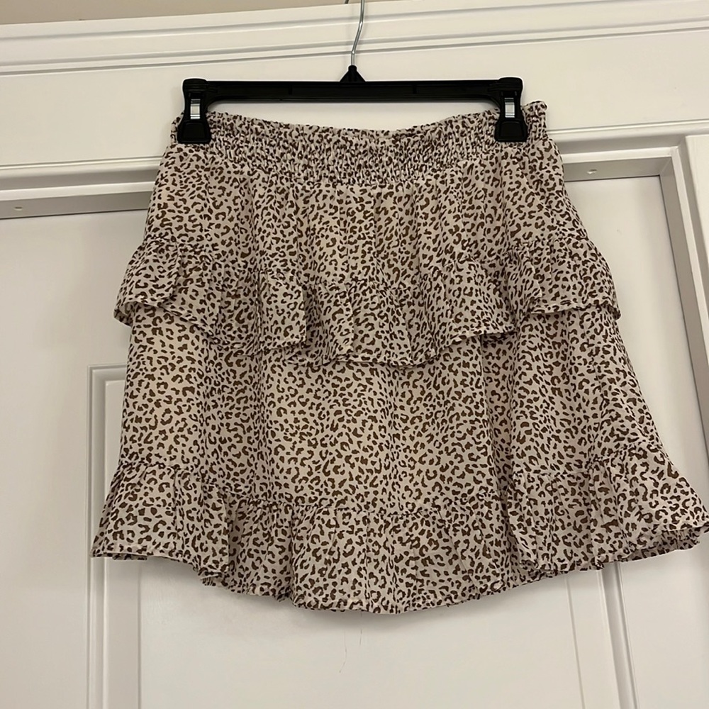 Cheetah Print Altar’d State Flowy Skirt (M)